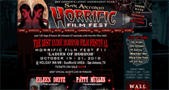 Desktop Screenshot of horrificfilmfest.com